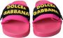 Dolce & Gabbana Stijlvolle Logo Beachwear Flats Sandalen Pink Dames - Thumbnail 6