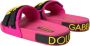 Dolce & Gabbana Stijlvolle Logo Beachwear Flats Sandalen Pink Dames - Thumbnail 8