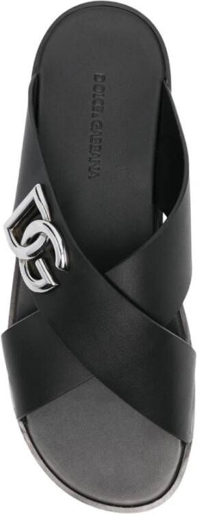 Dolce & Gabbana Stijlvolle Sandalen voor de Zomer Black Heren