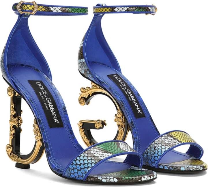 Dolce & Gabbana Stijlvolle Sandalen voor de Zomer Blue Dames