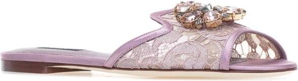 Dolce & Gabbana Stijlvolle Sandalen voor Zomeroutfits Pink Dames