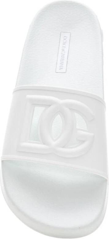 Dolce & Gabbana Stijlvolle Slides Cs1886Ao6668B930 White Heren