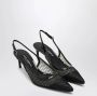 Dolce & Gabbana Stijlvolle Slingback Platte Black Dames - Thumbnail 3