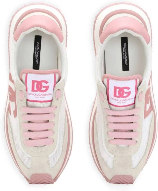 Dolce & Gabbana Stijlvolle Sneakers Pink Dames