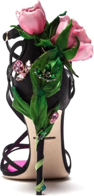 Dolce & Gabbana Stijlvolle Zomer Sandalen Black Dames