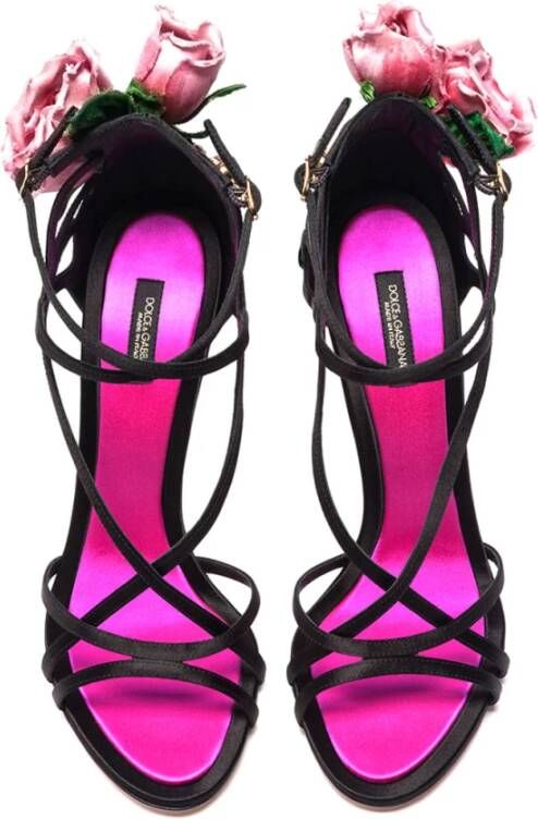 Dolce & Gabbana Stijlvolle Zomer Sandalen Black Dames