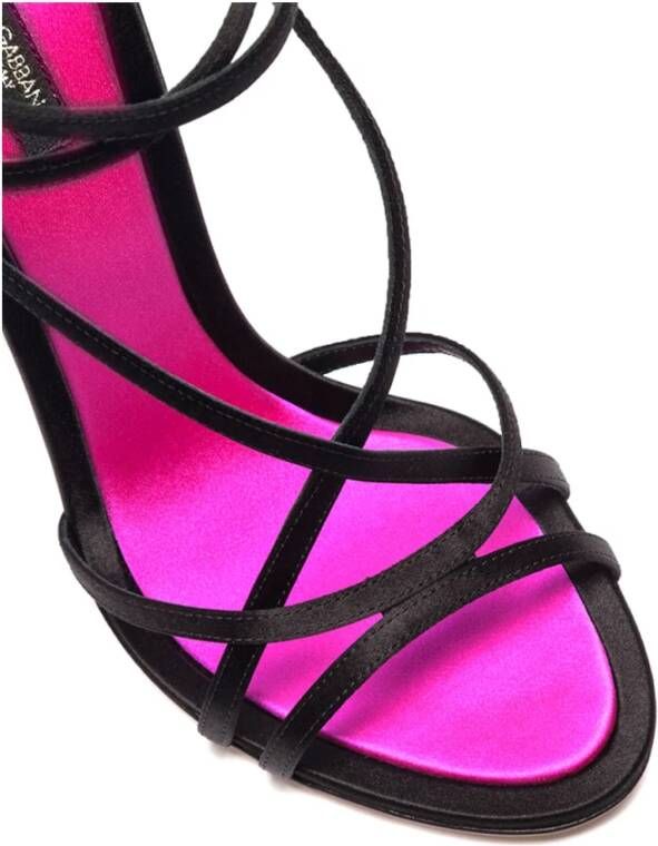 Dolce & Gabbana Stijlvolle Zomer Sandalen Black Dames