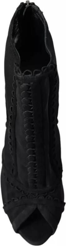 Dolce & Gabbana Stiletto Hakken Korte Laarzen Black Dames