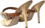 Dolce & Gabbana Straw Knotted Mules Slide Heels Schoenen Beige Dames - Thumbnail 12