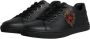 Dolce & Gabbana Studded Leren Sneakers met Vetersluiting Black Heren - Thumbnail 4