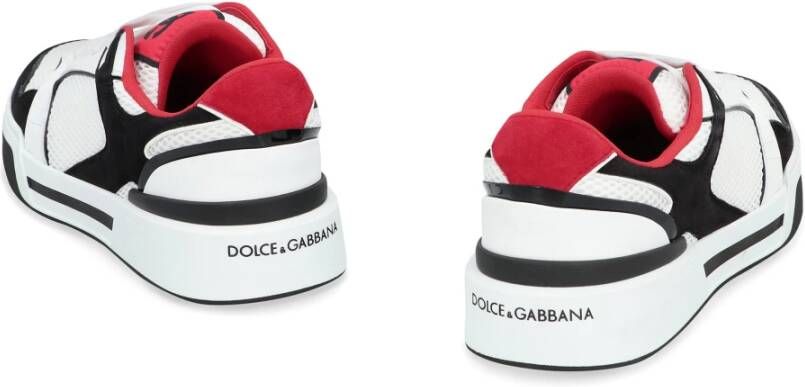 Dolce & Gabbana Suède Leren Low-top Sneakers White Heren