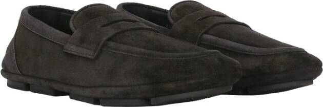 Dolce & Gabbana Suède Loafers Black Heren