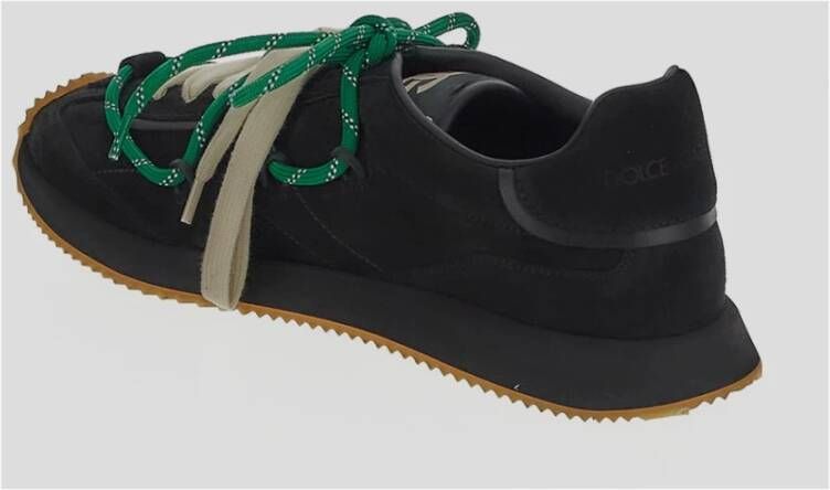 Dolce & Gabbana Suede Runner Sneaker Black Heren