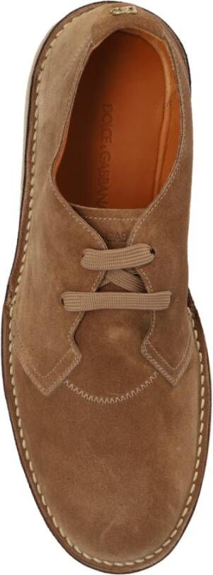 Dolce & Gabbana Suède schoenen Brown Heren