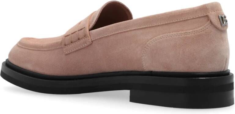 Dolce & Gabbana Suède schoenen type loafers Pink Dames