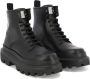 Dolce & Gabbana Trek Leren Gevechtslaarzen Black Heren - Thumbnail 8