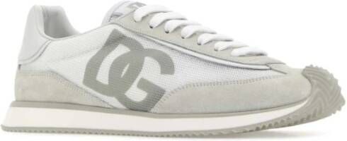 Dolce & Gabbana Tweekleurige suède mesh sneakers Multicolor Heren