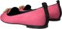 Dolce & Gabbana Velvet Loafers met Gouden Hart Detail Pink Dames - Thumbnail 5