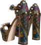 Dolce & Gabbana Versierde enkelband platform sandalen Multicolor Dames - Thumbnail 4