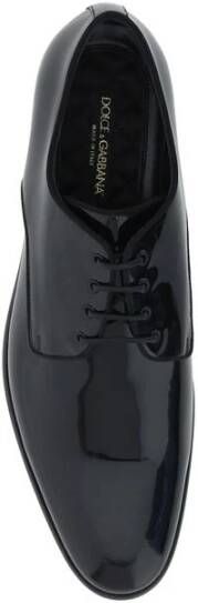 Dolce & Gabbana Veterschoenen van leer Black Heren