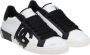 Dolce & Gabbana Vintage Lage Sneakers in Wit Zwart Multicolor Heren - Thumbnail 2