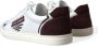 Dolce & Gabbana Wit Bordeaux Leren Lage Sneakers Multicolor Heren - Thumbnail 5