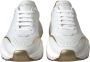 Dolce & Gabbana Wit Goud Leren Sneakers met Rubberen Zool White Dames - Thumbnail 6