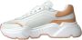 Dolce & Gabbana Witte Perzik Leren Sneakers Daymaster White Dames - Thumbnail 13