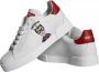 Dolce & Gabbana Wit Rood Portofino Sneakers Schoenen White Dames - Thumbnail 10