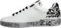 Dolce & Gabbana Wit Zilver Leren Sneakers Logo Details White Heren - Thumbnail 7