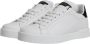 Dolce & Gabbana Wit Zwart Leren Lage Sneakers White Dames - Thumbnail 4