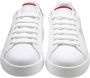 Dolce & Gabbana Wit Rode Leren Sneakers Portofino Lijn White Heren - Thumbnail 3