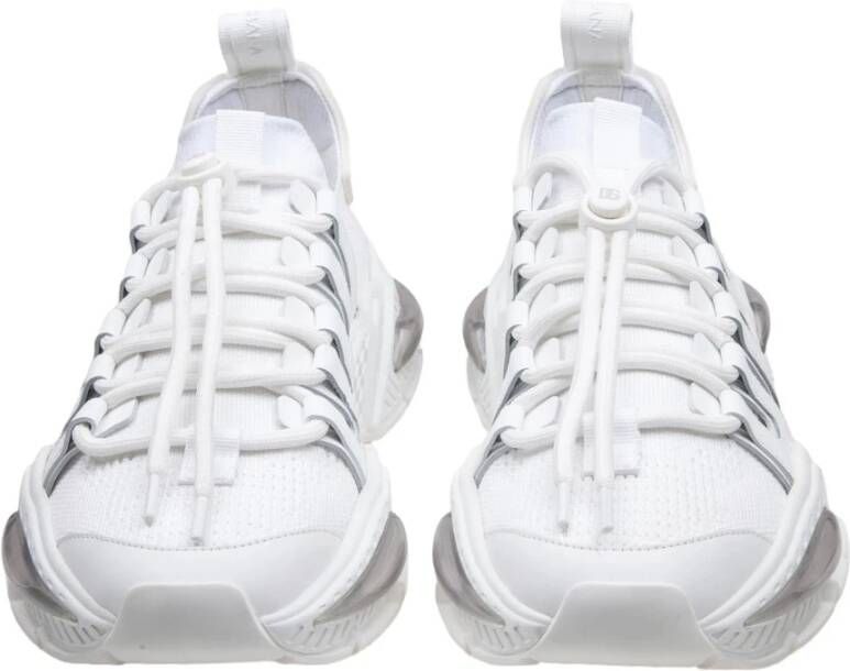 Dolce & Gabbana Witte Airmaster Sneakers met Kalfskin Details White Heren