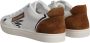 Dolce & Gabbana Witte Bruine Leren Sneakers met Rubberen Zool White Heren - Thumbnail 5