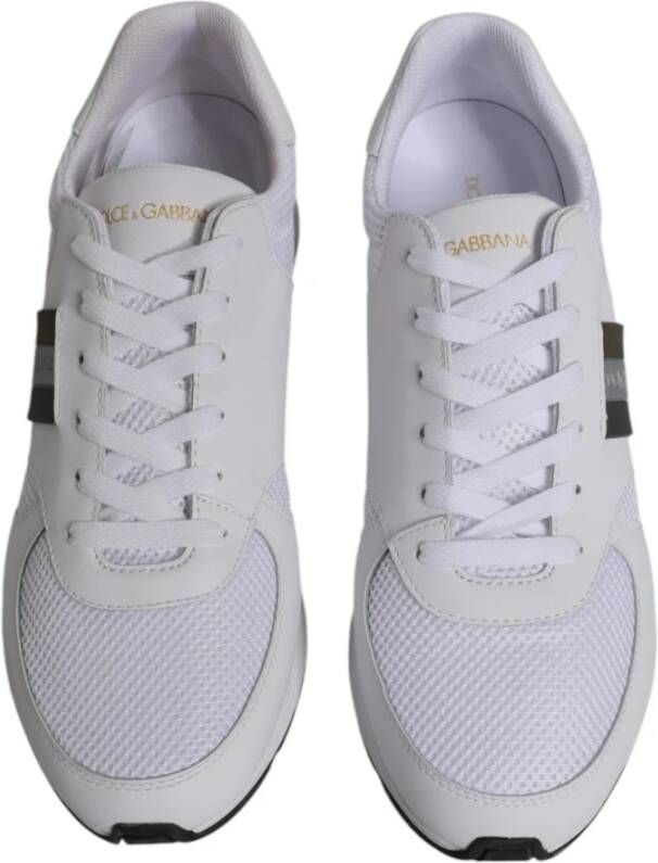 Dolce & Gabbana Witte Casual Logo Sneakers White Heren