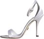 Dolce & Gabbana Witte Enkelband Sandalen Hoge Kwaliteit White Dames - Thumbnail 5