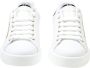 Dolce & Gabbana Witte Gouden Leren Sneakers Elegante Stijl White Dames - Thumbnail 3