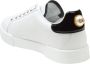 Dolce & Gabbana Witte Gouden Leren Sneakers Elegante Stijl White Dames - Thumbnail 4