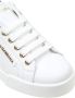 Dolce & Gabbana Witte Gouden Leren Sneakers Elegante Stijl White Dames - Thumbnail 5