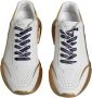 Dolce & Gabbana Witte Gouden Leren Sneakers met Logo White Dames - Thumbnail 3