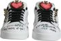 Dolce & Gabbana Witte Heart Studded Low Top Sneakers White Dames - Thumbnail 2