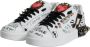 Dolce & Gabbana Witte Heart Studded Low Top Sneakers White Dames - Thumbnail 4