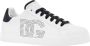 Dolce & Gabbana Witte lage sneakers van leer met veters White Heren - Thumbnail 2