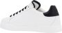 Dolce & Gabbana Witte lage sneakers van leer met veters White Heren - Thumbnail 3