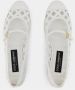 Dolce&Gabbana Loafers & ballerina schoenen Ballerinas Leather White in wit - Thumbnail 11