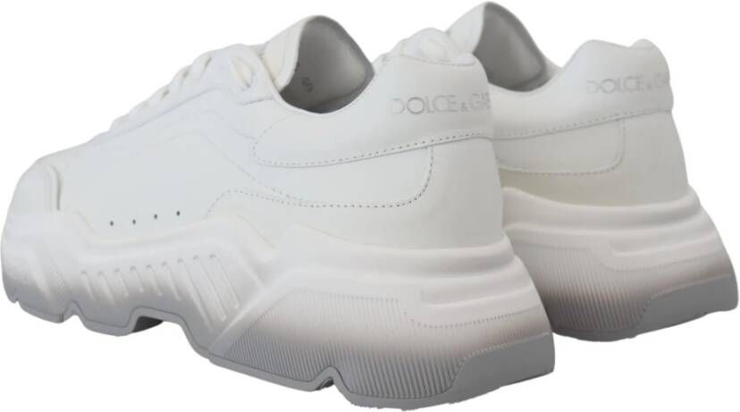 Dolce & Gabbana Witte Leren Daymaster Sneakers White Dames