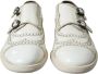 Dolce & Gabbana Witte Leren Derby Schoenen White Heren - Thumbnail 3