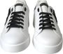 Dolce & Gabbana Witte Leren Logo Lage Sneakers White Heren - Thumbnail 2