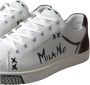 Dolce & Gabbana Witte leren sneakers met bruine accenten White Heren - Thumbnail 2