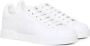 Dolce & Gabbana Witte Leren Sneakers met Geperforeerd Logo White Dames - Thumbnail 29